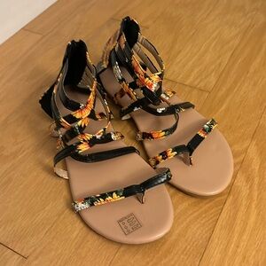 Sunflower sandals